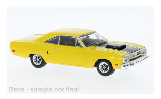 IXO CLC531N22 Plymouth Road Runner, gelb, 1970 1:43