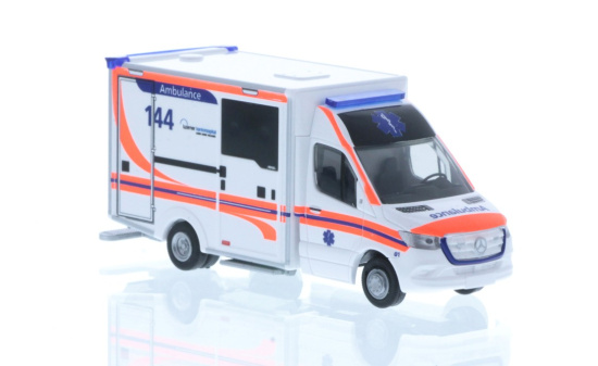 Rietze 76105 WAS Design-RTW´18 Ambulance Kantonsspital Luzern (CH), 1:87 1:87