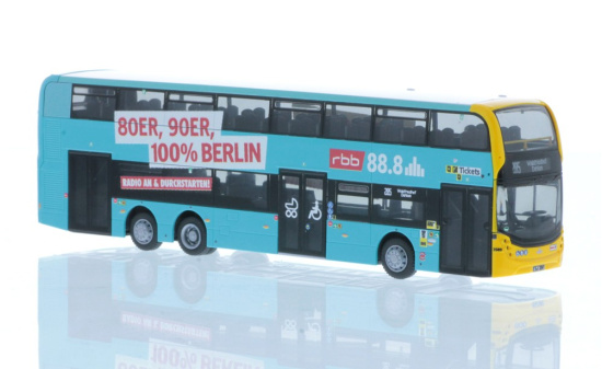 Rietze 78009 Alexander Dennis Enviro500 BVG - rbb 88,8, 1:87 1:87