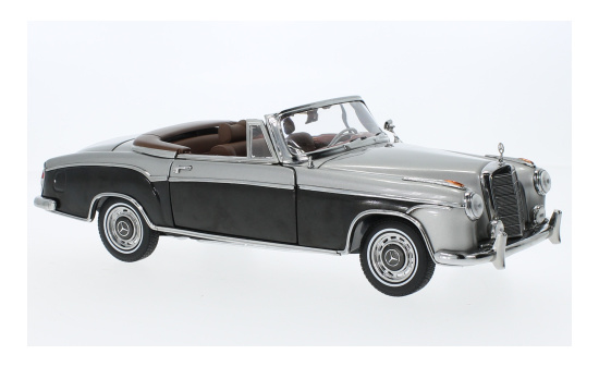Sun Star SUN3593 Mercedes 220 SE Cabriolet (W128) - grau , dunkelgrau 1:18