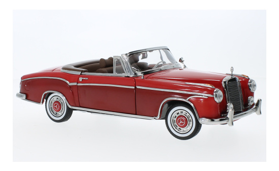 Sun Star SUN3594 Mercedes 220 SE Cabriolet (W128) - rot , dunkelrot 1:18