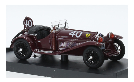 Brumm R655 Alfa Romeo 8C 2300, RHD, No.40, Scuderia Ferrari, 24h Spa, P.Taruffi/G.D Ippolito, 1932 1:43