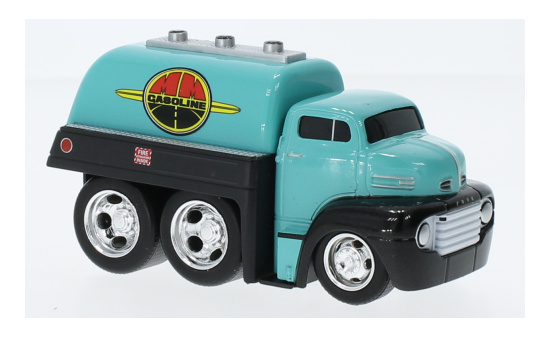 Maisto 11610-11615 Ford Coe Fuel Truck, türkis/schwarz, 1950 1:64