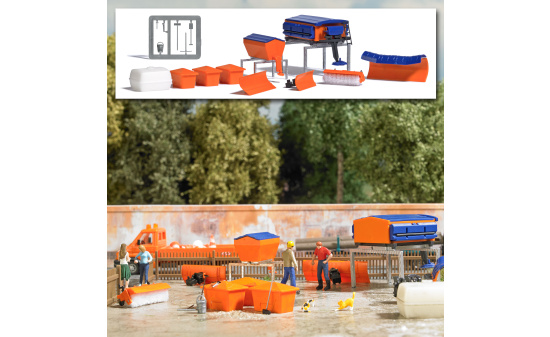 Busch 1839 Straßenmeisterei-Set - Vorbestellung 1:87