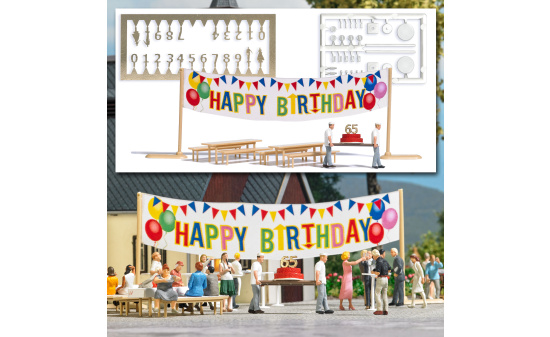 Busch 6565 Action Set: Happy Birthday! - Vorbestellung 1:87