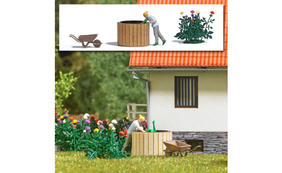 Busch 7917 A-Set: Wasser holen - Vorbestellung 1:87