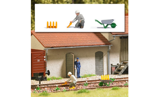 Busch 7935 A-Set: Hemmschuhleger Epoche - Vorbestellung 1:87