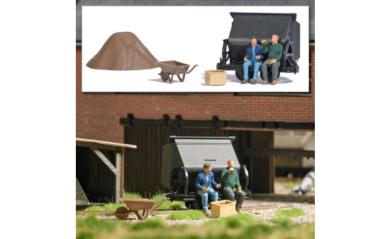 Busch 12452 A-Set: Arbeitspause* - Vorbestellung 1:87