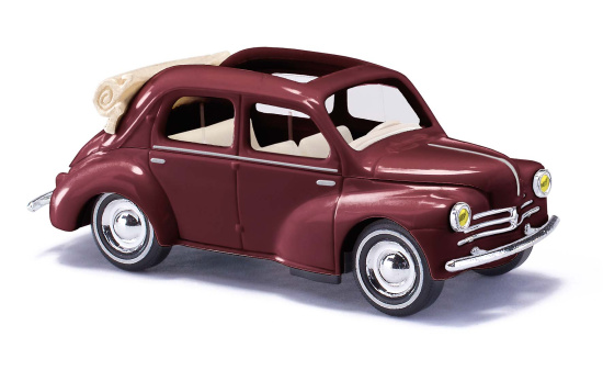 Busch 46573 Renault 4CV Cabrio rotbraun 1:87