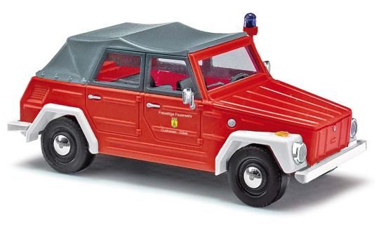 Busch 52724 VW 181 Kurierwagen, Feuerwehr - Vorbestellung 1:87