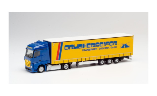 Herpa 939874 Mercedes-Benz Actros Streamspace 2,5 Lowliner-Gardinenplane 2a/3a 