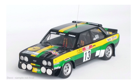 Trofeu RRIT13 Fiat 131 Abarth, No.13, Rally Valle d Aosta, M.Cinotto/G.Novaro, 1980 1:43
