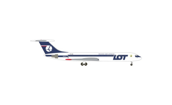 Herpa 537322 LOT Polish Airlines Ilyushin IL-62M - SP-LBB 