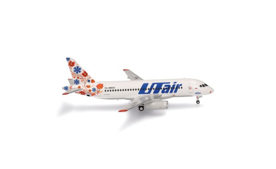 Herpa 572897 UTair Express Sukhoi Superjet 100 - RA-89033 1:200