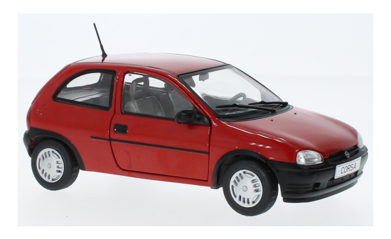 WhiteBox 124191-O Opel Corsa B, rot, 1993 1:24