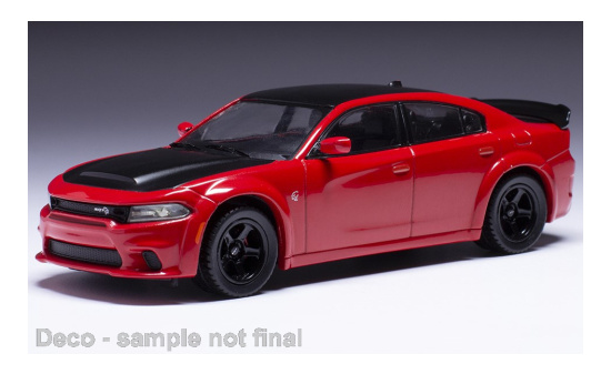 IXO CLC534N22 Dodge Charger SRT Hellcat, rot/schwarz, 2021 1:43