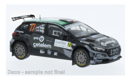 IXO RAM90422 Hyundai i20 N, No.77, Rally Aboboreira, K.Meeke/A.Floene, 2023 1:43