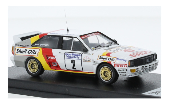 Trofeu RRUK95 Audi quattro, No.2, Shell Oils, Rallye Manx, H.Demuth/E.Radaelli, 1985 1:43
