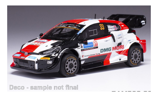 IXO RAM86022 Toyota GR Yaris Rally1, No.33, Rallye WM, Rallye Estland, Dirty Version, E.Evans/S.Martin, 2022 1:43