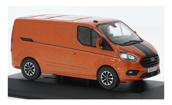 Vanguards VA15101 Ford Transit Custom Sport, orange/schwarz, RHD 1:43