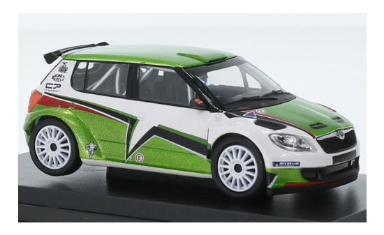 Abrex 143XAB-604TE Skoda Fabia II FL S2000, Adell Mogul Racing Team, Skoda Motorsport Design, 2011 1:43