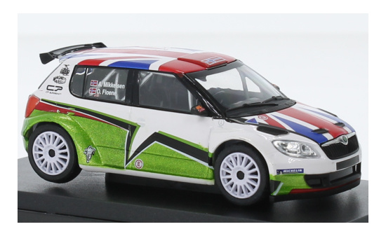 Abrex 143XAB-604TJ Skoda Fabia II FL S2000, Skoda UK Mikkelsen Design, 2011 1:43