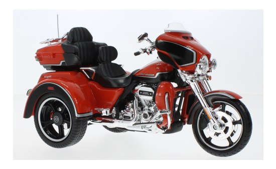 Maisto 32337ORANGE Harley Davidson CVO Tri-Glide Ultra, metallic-orange, 2021 1:12