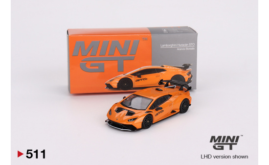 Mini GT MGT00511 Lamborghini Huracan STO  Arancio Borealis 1:64