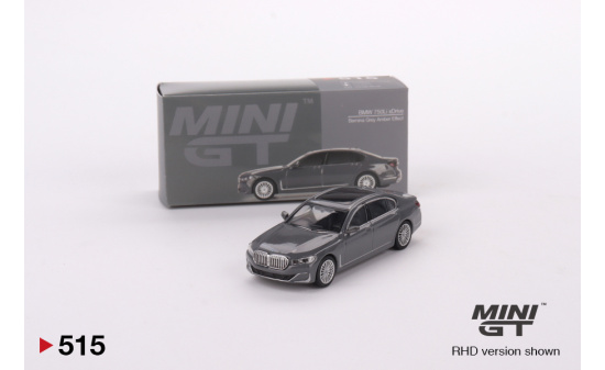 Mini GT MGT00515 BMW 750Li xDrive Bernina Grey Amber Effect 1:64