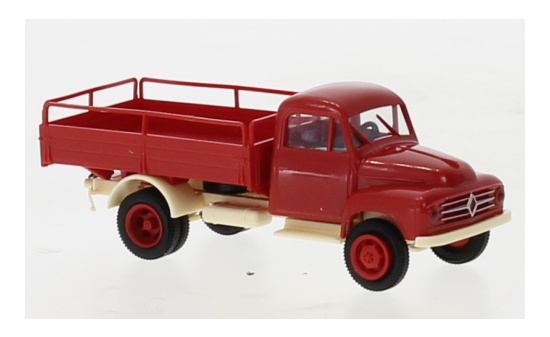 Brekina 38033 Borgward B 1500 Bierpritsche, rot/hellbeige, 1954 1:87