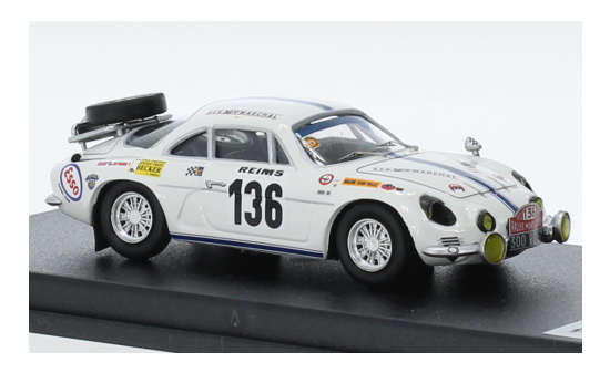 Trofeu RRFR66 Alpine Renault A110, No.136, Rallye Monte Carlo, Elfs/Lorang, 1970 1:43