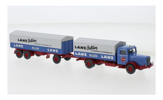 Wiking 261867 Büssing 8000, Lanz, Hängerzug, Serie 800 1:87