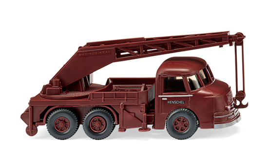 Wiking 063002 Kranwagen (Henschel Bimot) - oxidrot 1:87
