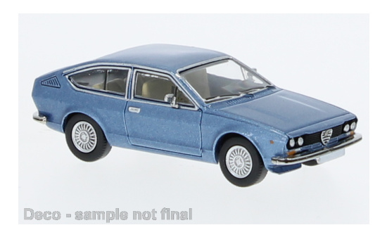 PCX87 PCX870427 Alfa Romeo Alfetta GT, metallic-blau, 1974 - Vorbestellung 1:87