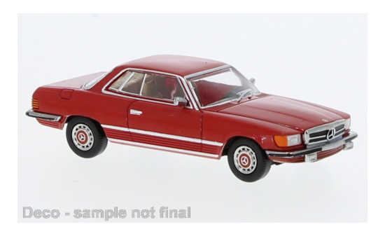 PCX87 PCX870476 Mercedes SLC (C107), rot, 1971 - Vorbestellung 1:87