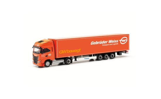 Herpa 317344 Iveco S-Way LNG Koffer-Sattelzug 15m 