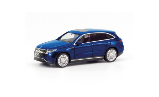 Herpa 430715-004 Mercedes-EQ EQC, brillantblaumetallic 1:87