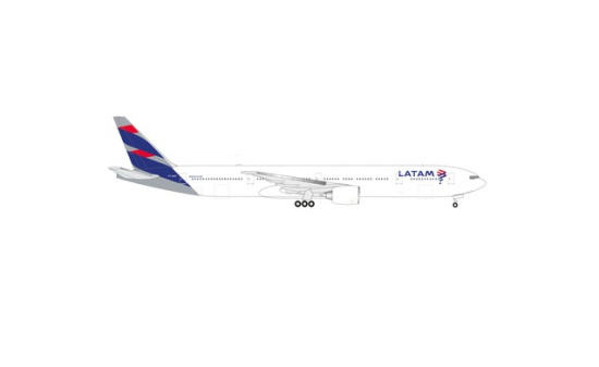 Herpa 537346 LATAM Airlines Brasil Boeing 777-300ER 1:500