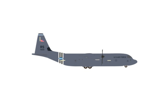 Herpa 537452 U.S. Air Force Lockheed Martin C-130J-30 Super Hercules 37th Airlift Squadron, Ramstein Air Base - Vorbestellung 1:500