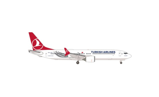 Herpa 537483 Turkish Airlines Boeing 737 Max 9 - Vorbestellung 1:500