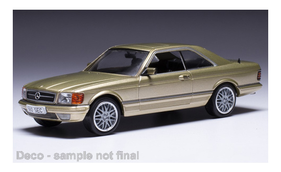 IXO CLC537N22 Mercedes 560 SEC (C126), metallic-beige, 1981 1:43