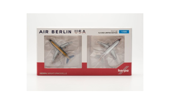 Herpa 536141 B737-200 AirBerlin USA Set 1:500