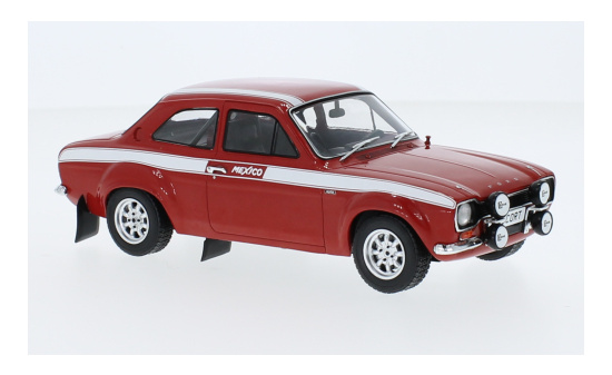 WhiteBox 124199 Ford Escort MK I RS Mexico, rot/weiss, 1970 1:24