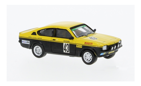 Brekina 20405 Opel Kadett C GT/E, No.43, Deutsche Rennsport Meisterschaft, 1976 1:87