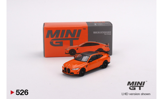 Mini GT MGT00526-L BMW M4 M-Performance (G82) Fire Orange  (LHD) 1:64