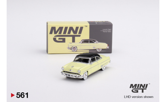 Mini GT MGT00561-L Lincoln Capri 1954 Premier Yellow (LHD) 1:64