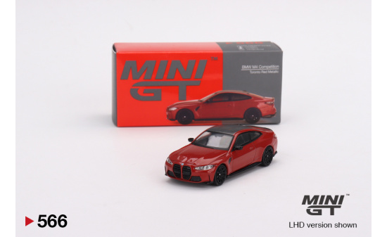 Mini GT MGT00566-L BMW M4 Competition (G82) Toronto Red Metallic (LHD) 1:64