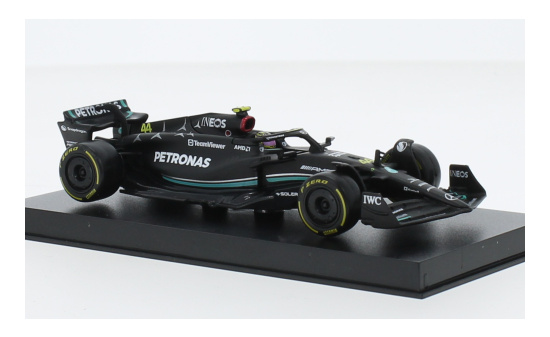 Bburago 18-38081H Mercedes AMG W14 E Performance, No.44, Mercedes AMG Petronas Formula One Team, Petronas, Formel 1, L.Hamilton, 2023 1:43