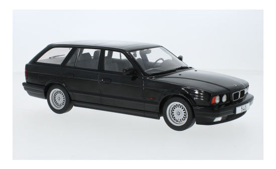 MCG 18329 BMW 5er (E34) Touring, metallic-schwarz, 1991 1:18