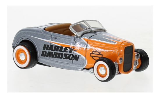 Maisto 15380-05207 Ford Roadster, silber/orange,  Harley-Davidson , 1932 1:64